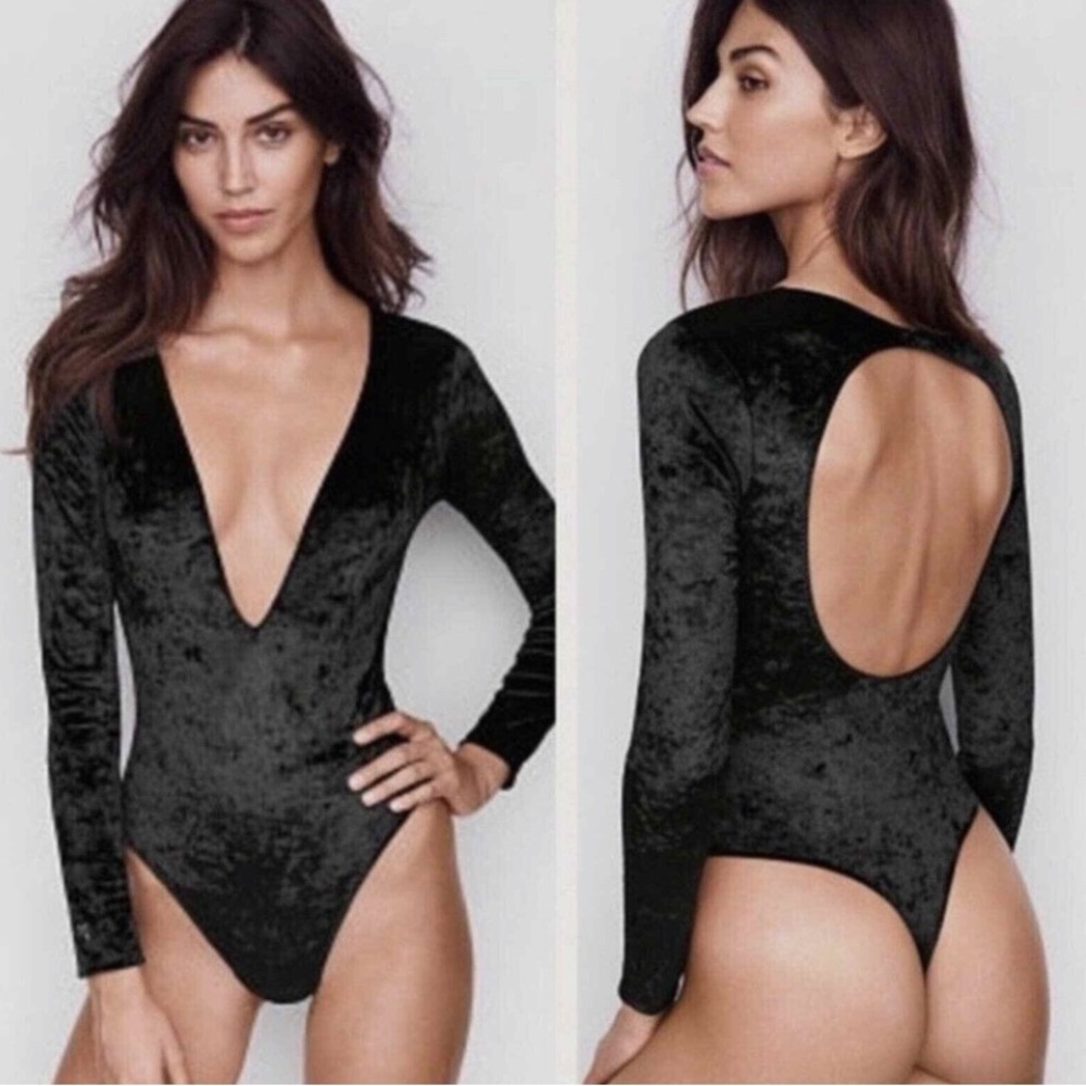 VS Crushed Velvet Bodysuit